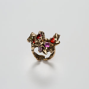 Archetype Ring in Bronze with Gems